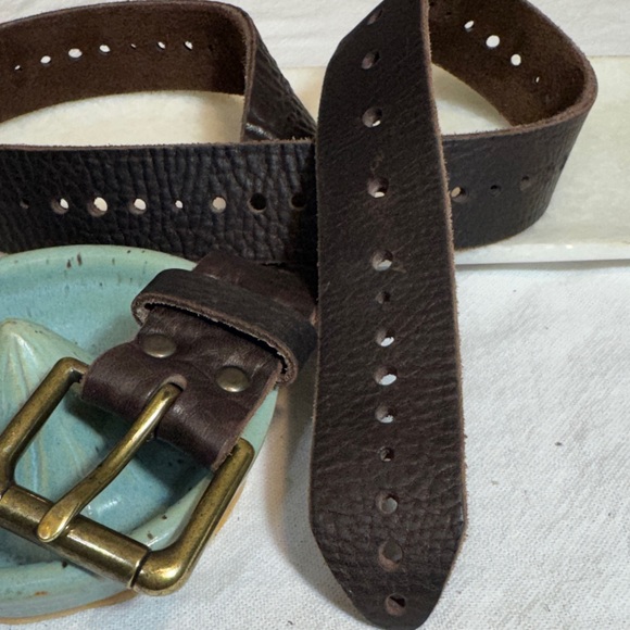 BRAVE Women\'s Leather belt in Brown size 34 main image 8
